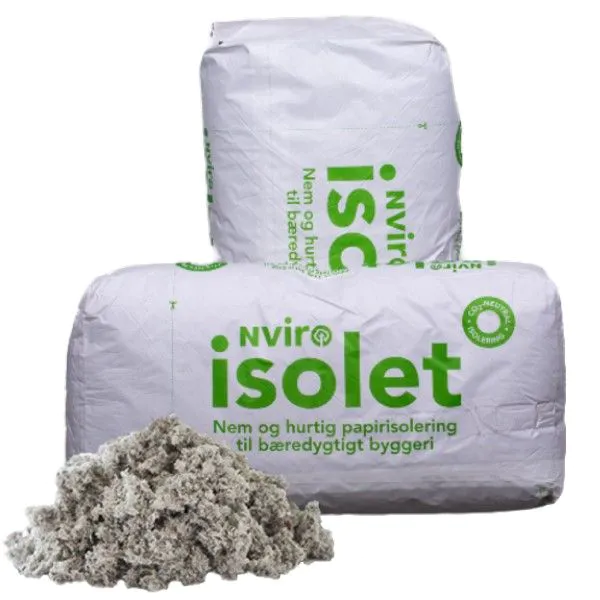 Hovedbilde Nviro Isolet Celluloseisolasjon 1pk/10kg